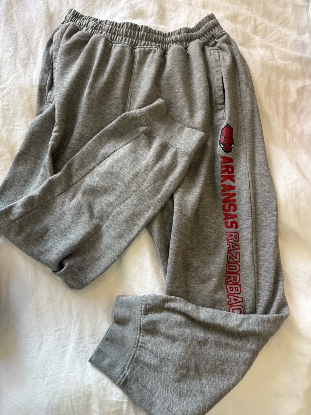 Arkansas Razorbacks Men’s Gray Sweatpants